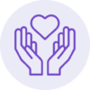 solidarity (1) icon of hands holding a heart