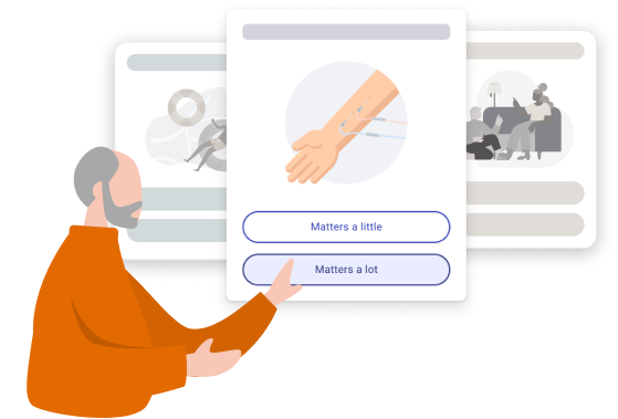 survey app mockup